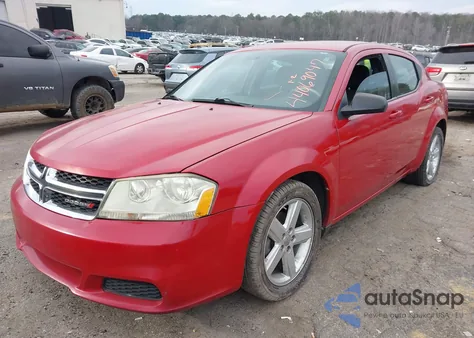 2013 Dodge Avenger Se z USA, uszkodzony, nr VIN 1C3CDZAB7DN636840